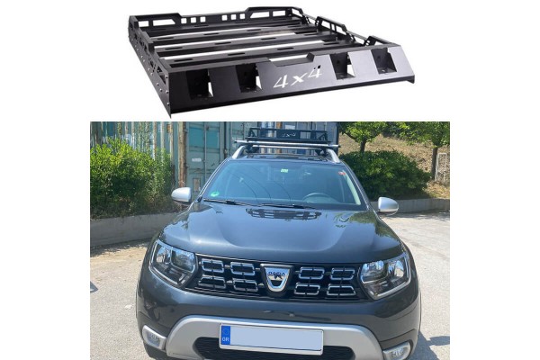 Σχάρα Οροφής Αυτοκινήτου Rackit Ενισχυμένη Σιδερένια Μαύρη 140x100cm 28835