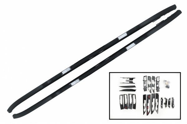 Διακοσμητικές Ράγες Οροφής Κατάλληλες Για Land Range Rover Evoque L538 (2011-2018) Piano Black