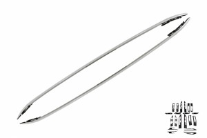 Διακοσμητικές Ράγες Οροφής Κατάλληλες Για Land Range Rover Evoque L538 (2011-2018) Γυαλιστερή Πανοραμική Οροφή Αλουμινίου