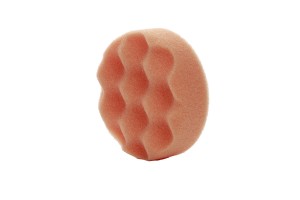 Πορτοκαλί Ανάγλυφο Σφουγγάρι Γυαλίσματος Μέτριο 80mmX25mm