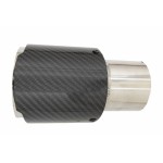 Μπούκες Σιγαστήρα Εξάτμισης Από ανθρακονήματα, Είσοδος Γυαλισμένης Εμφάνισης 6,1 εκ.