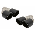 Μπούκες Σιγαστήρα Εξάτμισης Από ανθρακονήματα, Είσοδος Γυαλισμένης Εμφάνισης 6,3 εκ.