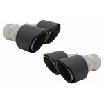 Μπούκες Εξάτμισης Από Ανθρακονήματα Κατάλληλες Για Land Rover, Range Rover Και SUV, Με Ματ φινίρισμα, Είσοδο 8 Cm