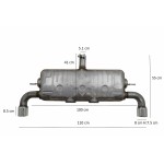 Πλήρες Σύστημα Εξάτμισης Κατάλληλο Για Vw Golf 7 Vii (2013-και μετά) Gti Design