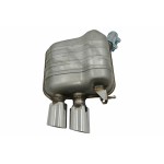 Πλήρες Σύστημα Εξάτμισης Με Διπλές Άκρες Σιγαστήρα Κατάλληλο Για Audi Q5 8R (11.2008-2016) Χρωμιωμένο