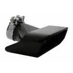 Μπούκες Εξάτμισης Κατάλληλες Για Bmw Σειρά 5 Sedan Touring F10 F11 F18 (2011-2017) 550i V8 Lci Square Design Black Edition