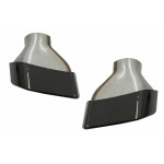 Μπούκες Σιγαστήρα Εξάτμισης Κατάλληλες Για Bmw Σειρά 5 G30 G31 (2017-και μετά) F10 F11 (2010-2014) F10 F11 Lci (2015-2017) Σειρά 6 G32 (2017-και μετά) M-Tech Sport Design Μαύρο