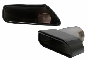 Μπούκες Σιγαστήρα Εξάτμισης Κατάλληλες Για Bmw Σειρά 5 G30 G31 (2017-και μετά) F10 F11 (2010-2014) F10 F11 Lci (2015-2017) Σειρά 6 G32 (2017-και μετά) M-Tech Sport Design Μαύρο