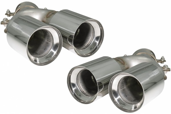 Μπούκες Σιγαστήρα Εξάτμισης Κατάλληλες Για Bmw Σειρά 5 G30 G31 G38 Σειρά 6 G32 (2016-2020) M5 Σχεδιασμός Χρωμίου