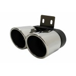 Μπούκες Εξάτμισης Κατάλληλες Για Bmw Σειρά 5 F10 F11 (2011-2017) M5 Lci Design Χρωμίου