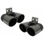 Μπούκες Εξάτμισης Κατάλληλες Για Bmw Σειρά 5 F10 F11 (2011-2017) M5 Lci Design Μαύρο