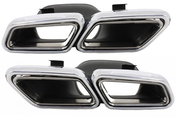 Μπούκες Εξάτμισης Κατάλληλες Για Mercedes S-Class W222 E-Class W212 S212 Facelift Cls W218 SL-Class R231 E63 S63 SL65 Design
