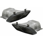 Μπούκες Εξάτμισης Κατάλληλες Για Mercedes A-Class W176 (2012-2018) Cla W117 C117 (2012-2018) A45 CLA45 Design Black