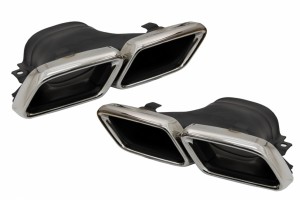 Μπούκες Εξάτμισης Κατάλληλες Για Mercedes E-Class W213 (2016-και μετά) E63 Design Glc Suv X253 Glc Coupe C253 (2015-2017)