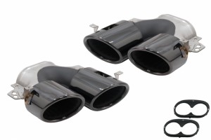 Μπούκες Εξάτμισης Κατάλληλες Για Mercedes A-Class W177 Cla Ii X118 C118 Gla Suv H247 Glb Suv X247 35 Amg / 45 Amg (2018-) 45S Design Black