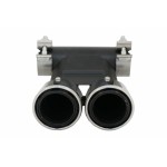 Μπούκες Σιγαστήρα Εξάτμισης Κατάλληλες Για Porsche 718 Cayman Boxster 982 (2016-up) Χρωμιωμένο