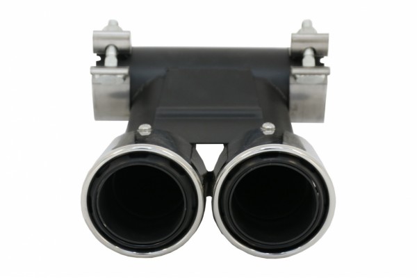 Μπούκες Σιγαστήρα Εξάτμισης Κατάλληλες Για Porsche 718 Cayman Boxster 982 (2016-up) Χρωμιωμένο