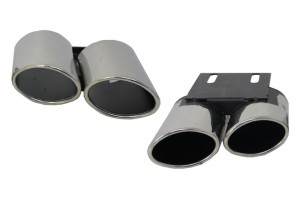 Μπούκες Εξάτμισης, Σωλήνες Ολίσθησης Κατάλληλες Για Audi A3 8V Sedan Sportback Coupe (2012-2017) S3 Quad Design