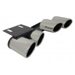 Μπούκες Εξάτμισης, Σωλήνες Ολίσθησης Κατάλληλες Για Audi A3 8V Sedan Sportback Coupe (2012-2017) S3 Quad Design