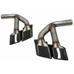 Μπούκες εξάτμισης, Σωλήνες Ουράς Κατάλληλοι Για Audi Q7 4M (2015-2019) SQ7 Design Black Only 3.0 Βενζίνη Βενζίνη