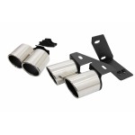 Μπούκες Σιγαστήρα εξάτμισης, Σωλήνες Ουράς Κατάλληλες Για Audi A4 B8 B9 (2009-και μετά), S4 Quad Design