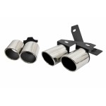 Μπούκες Σιγαστήρα εξάτμισης, Σωλήνες Ουράς Κατάλληλες Για Audi A4 B8 B9 (2009-και μετά), S4 Quad Design