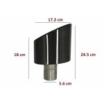 Μπούκες Σιγαστήρα εξάτμισης, Σωλήνες Ουράς Κατάλληλες Για Audi A4 B9 (2016-2019) A5 F5 (2017-2019) Μαύρο Μπούκες Σιγαστήρα εξάτμισης, Σωλήνες Ουράς Κατάλληλες Για Audi A4 B9 (2016-2019) A5 F5 (2017-2019) Μαύρο