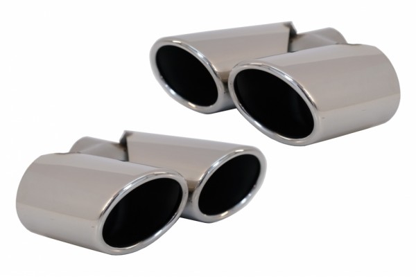 Απολήξεις Εξάτμισης Κατάλληλες Για Audi Q5 8R (11.2008-2016) SQ5 Design Chrome Απολήξεις Εξάτμισης Κατάλληλες Για Audi Q5 8R (11.2008-2016) SQ5 Design Chrome