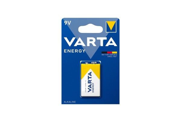 Varta Energy Αλκαλική Μπαταρία 9V 1τμχ (0568084)