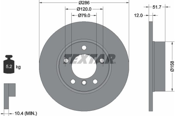 Textar Δισκόπλακα - 92055503