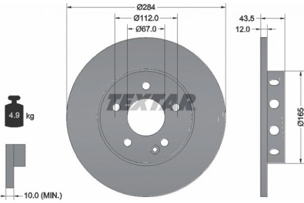 Textar Δισκόπλακα - 92059303