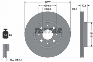 Textar Δισκόπλακα - 92068503