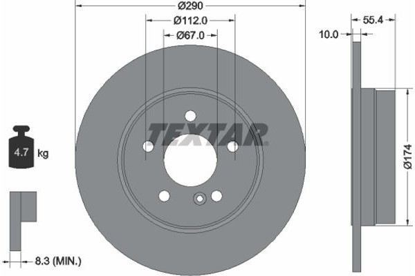 Textar Δισκόπλακα - 92072703