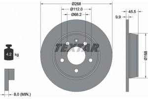 Textar Δισκόπλακα - 92074303