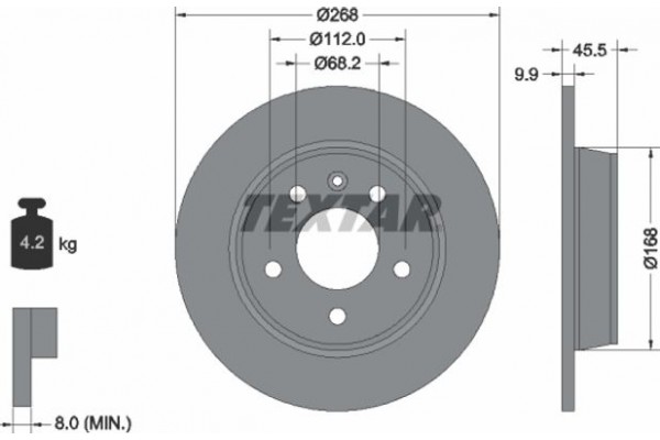 Textar Δισκόπλακα - 92074303