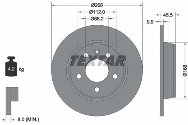 Textar Δισκόπλακα - 92074303