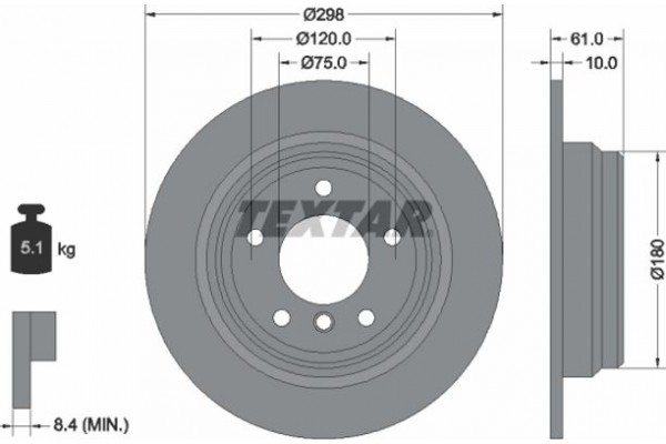 Textar Δισκόπλακα - 92076603