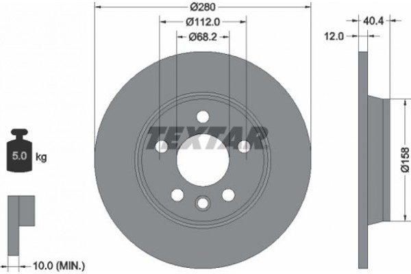 Textar Δισκόπλακα - 92083903