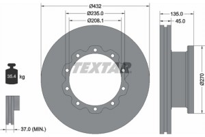 Textar Δισκόπλακα - 93087000