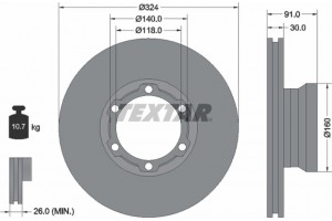 Textar Δισκόπλακα - 93087600