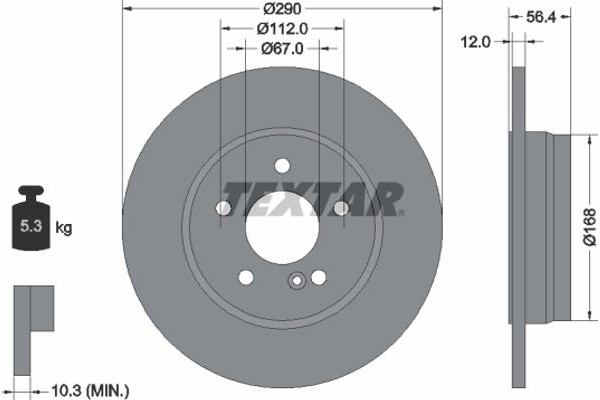 Textar Δισκόπλακα - 92091103