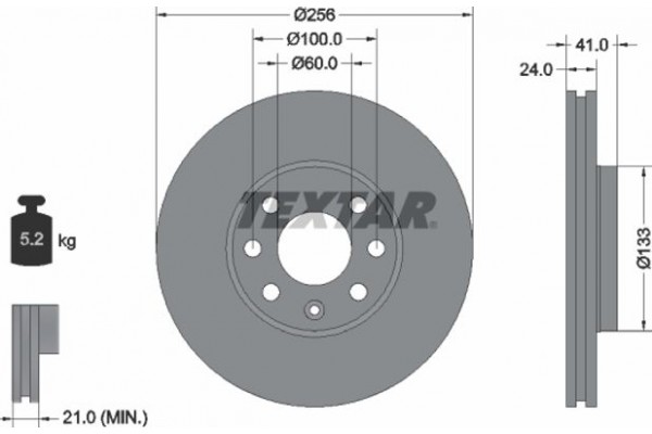 Textar Δισκόπλακα - 92091803