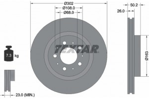 Textar Δισκόπλακα - 92092300