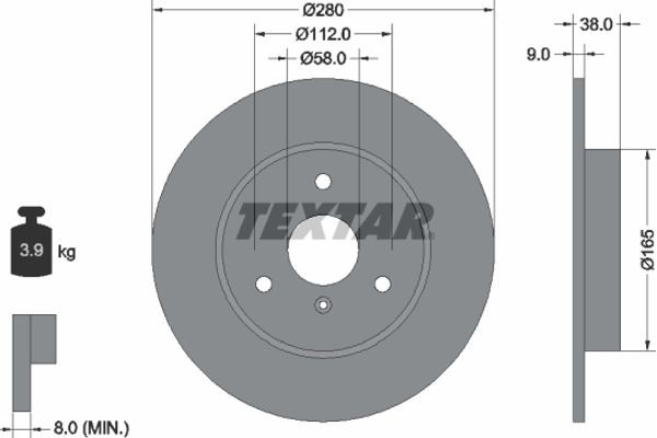 Textar Δισκόπλακα - 92097603