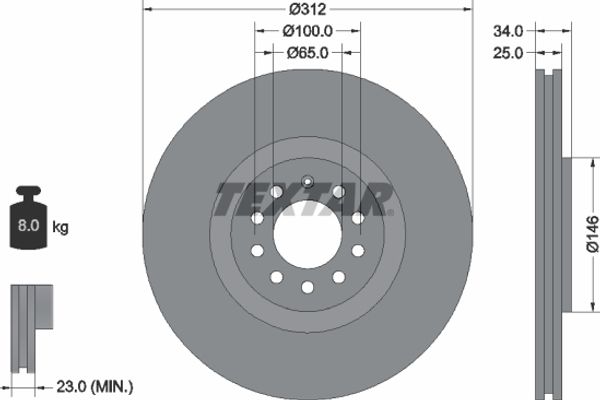 Textar Δισκόπλακα - 92098505