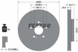 Textar Δισκόπλακα - 92113803