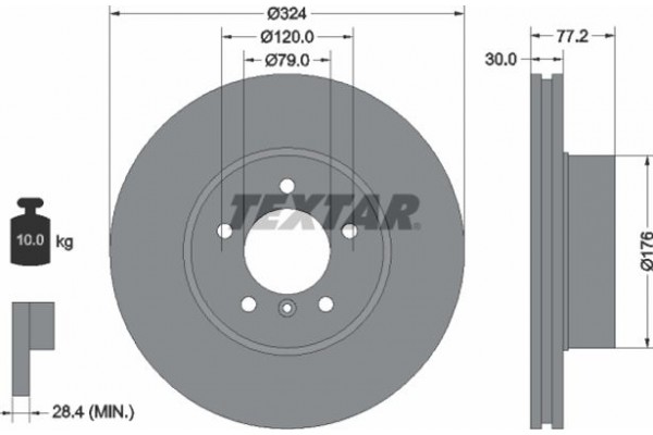 Textar Δισκόπλακα - 92122605