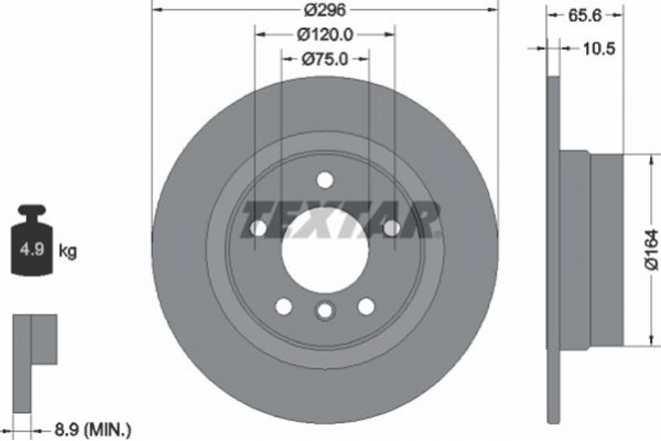 Textar Δισκόπλακα - 92133103