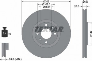 Textar Δισκόπλακα - 92133203