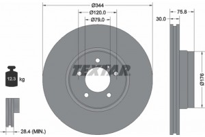 Textar Δισκόπλακα - 92134400